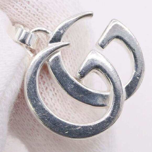 Gucci Double G Necklace 814914 SV Sterling Silver 925 Kihei Chain Pendant Cho... - Picture 7 of 10